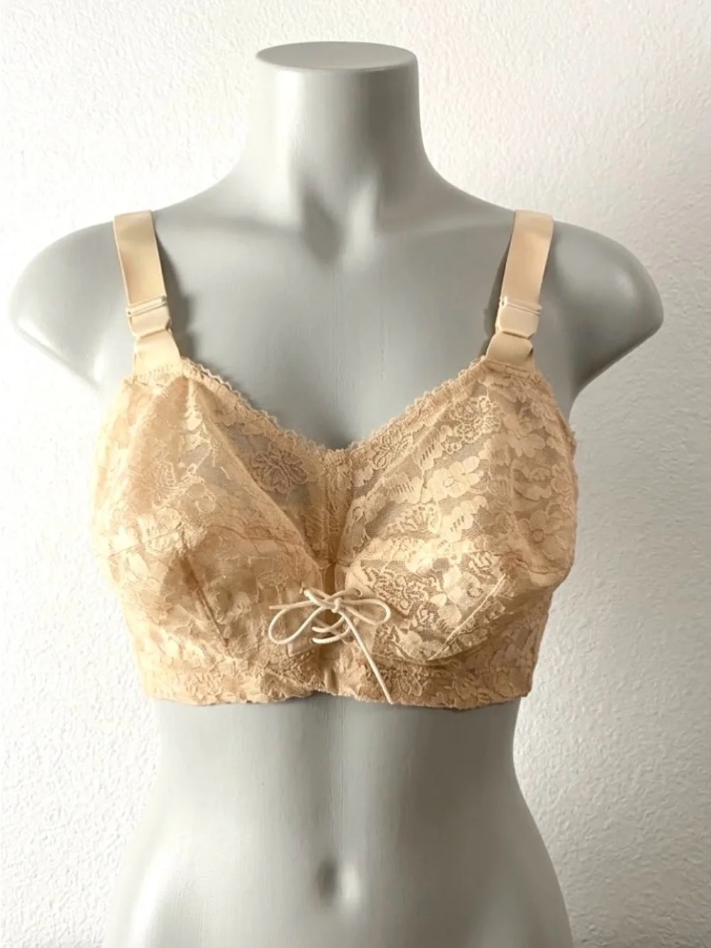 Vintage May Marie 50s Pin Up Bullet Bra 44D Plus Size New USA Made Sweater Girl